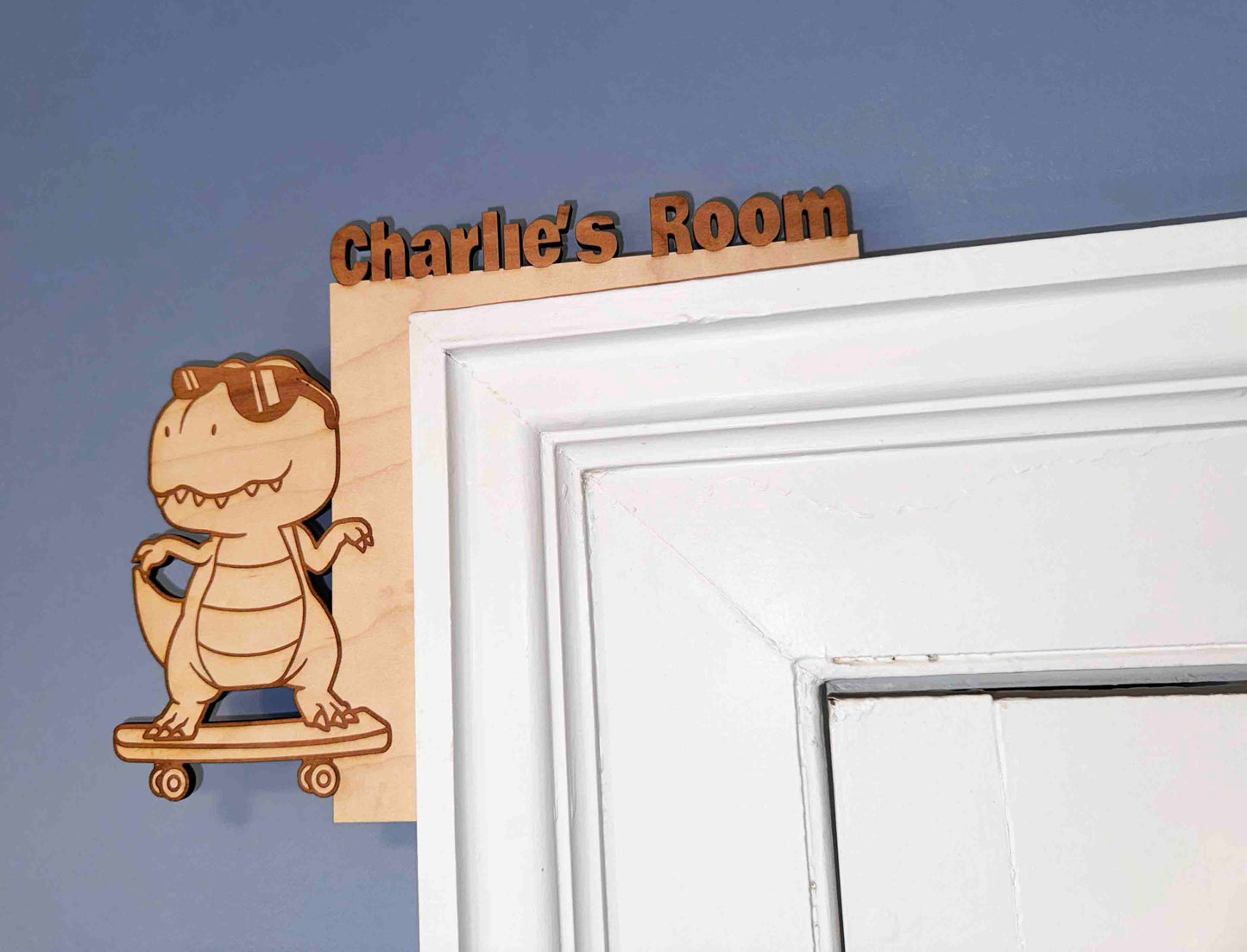 Door Frame Topper Signs - Dinosaur