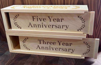 Double Wine Boxes Memories Made Custom