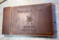 Master Pilots Log Premium Leather Engraved Memories Made Custom