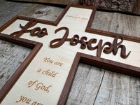 Wooden Crosses Dual Layer Memories Made Custom