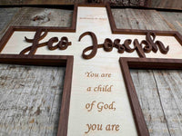 Wooden Crosses Dual Layer Memories Made Custom
