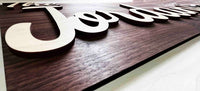 Dual Layer Wooden Sign Memories Made Custom