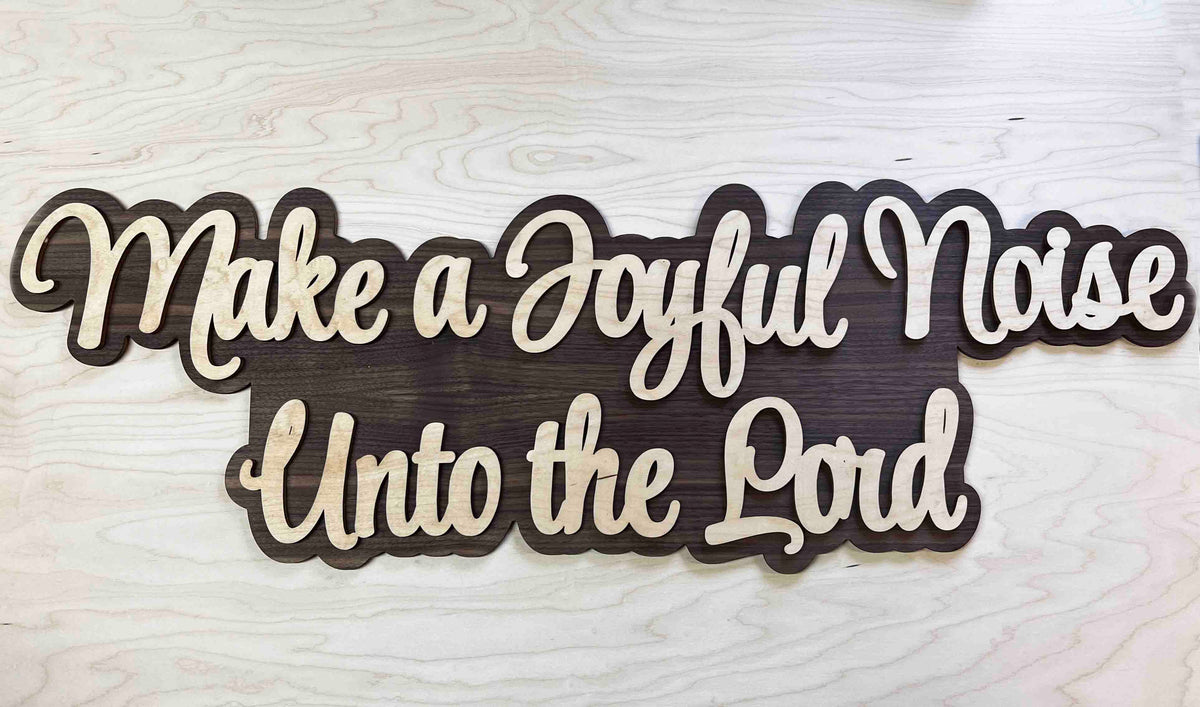 Dual Layer Wooden Sign Memories Made Custom