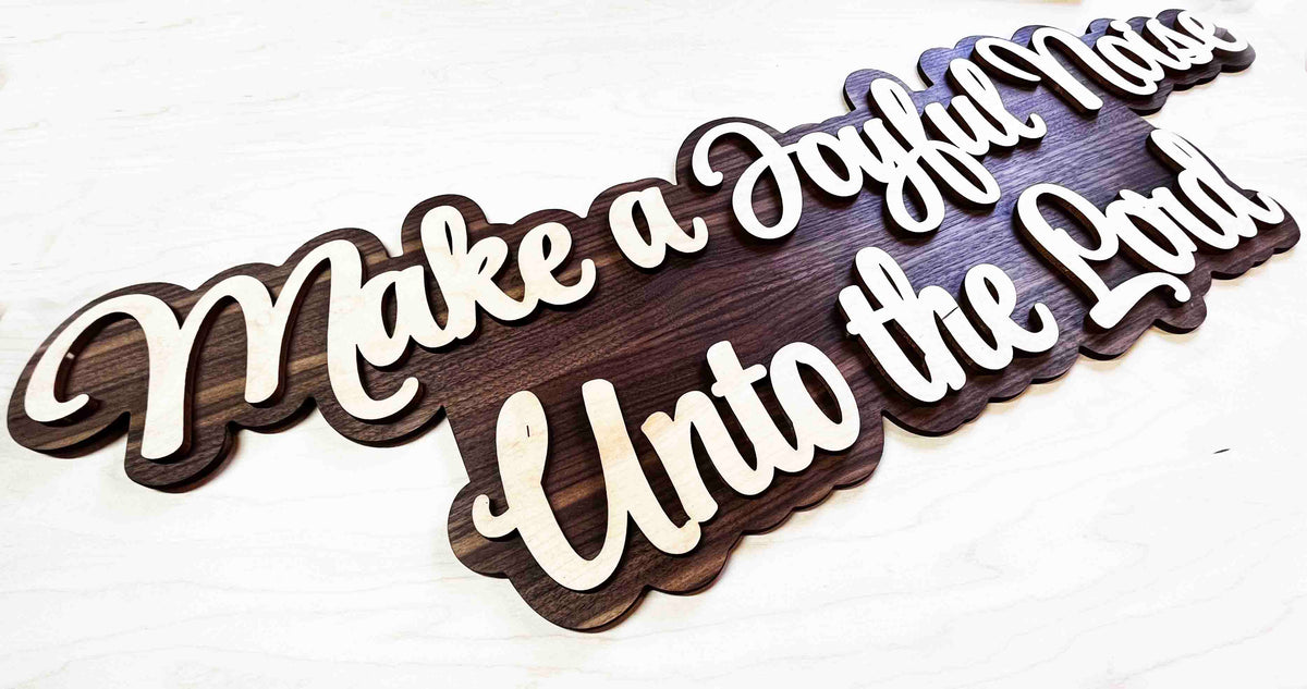 Dual Layer Wooden Sign Memories Made Custom