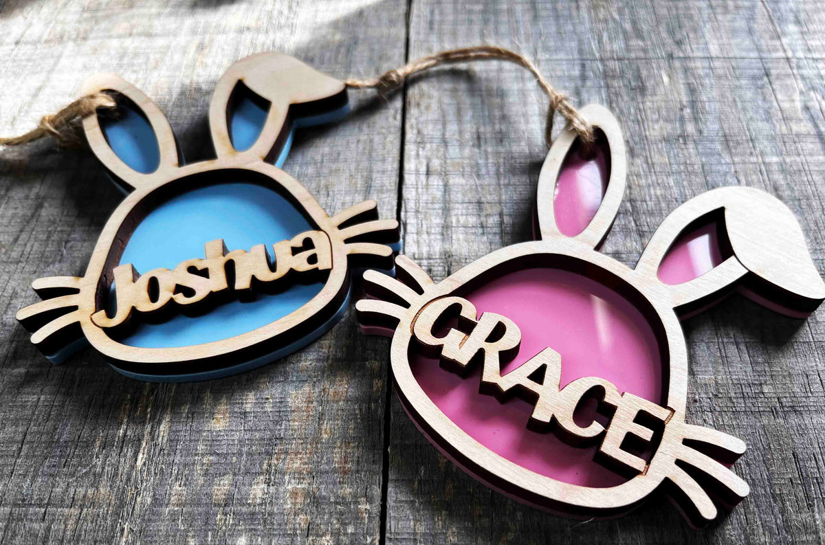Easter Bunny Gift Tags Memories Made Custom
