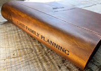 Binder Premium Leather Engraved Memories Made Custom