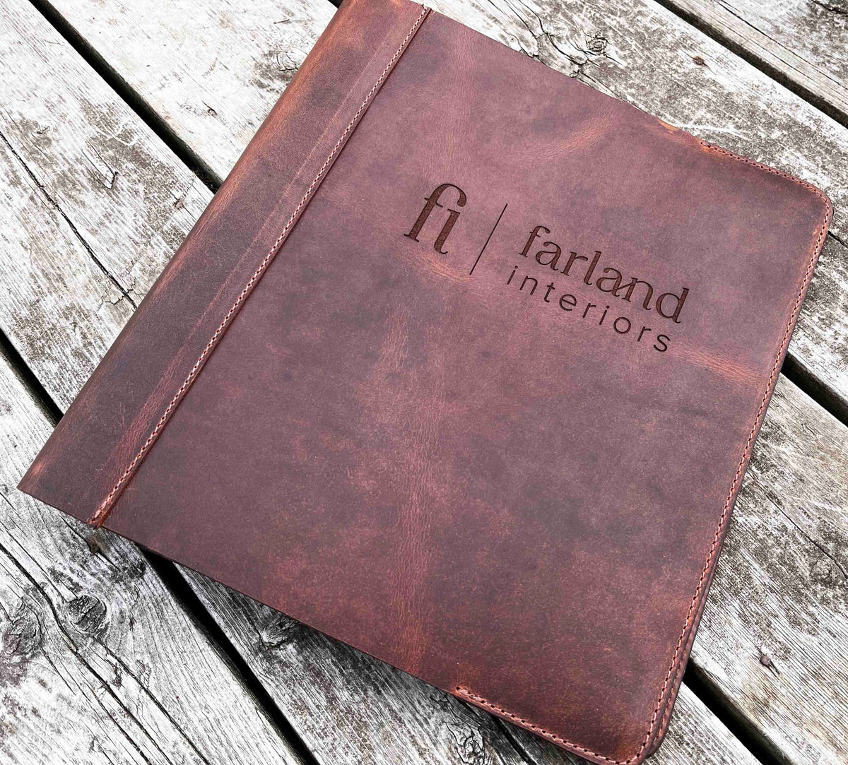 Binder Premium Leather Engraved Memories Made Custom