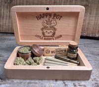 The Maple Buds Custom Hardwood Stash Box