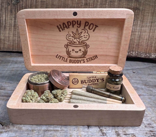 The Maple Buds Custom Hardwood Stash Box