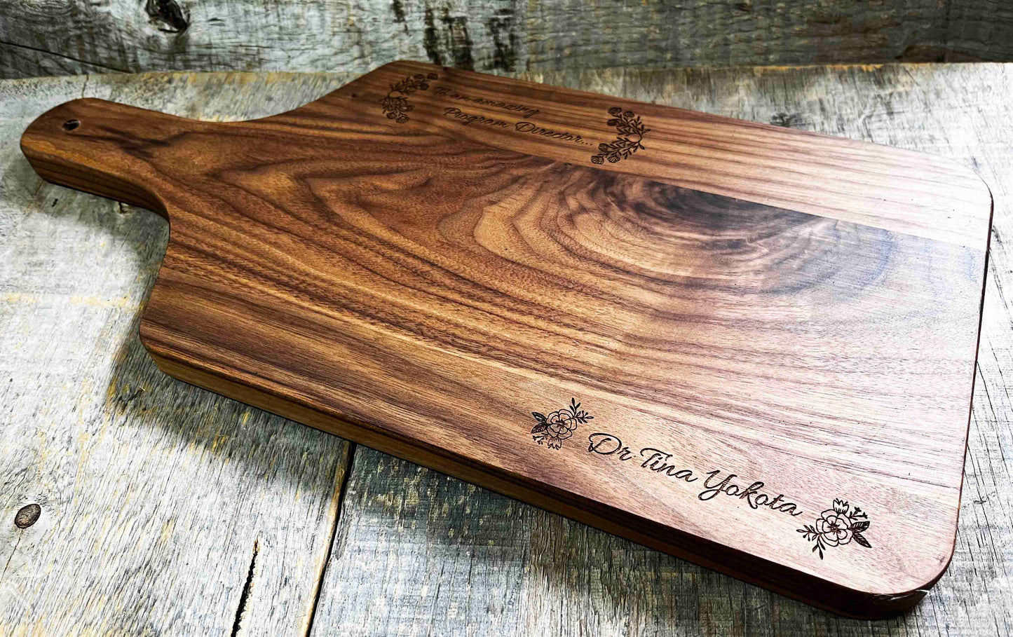 Solid Wood Cheese Board - Your Custom Design