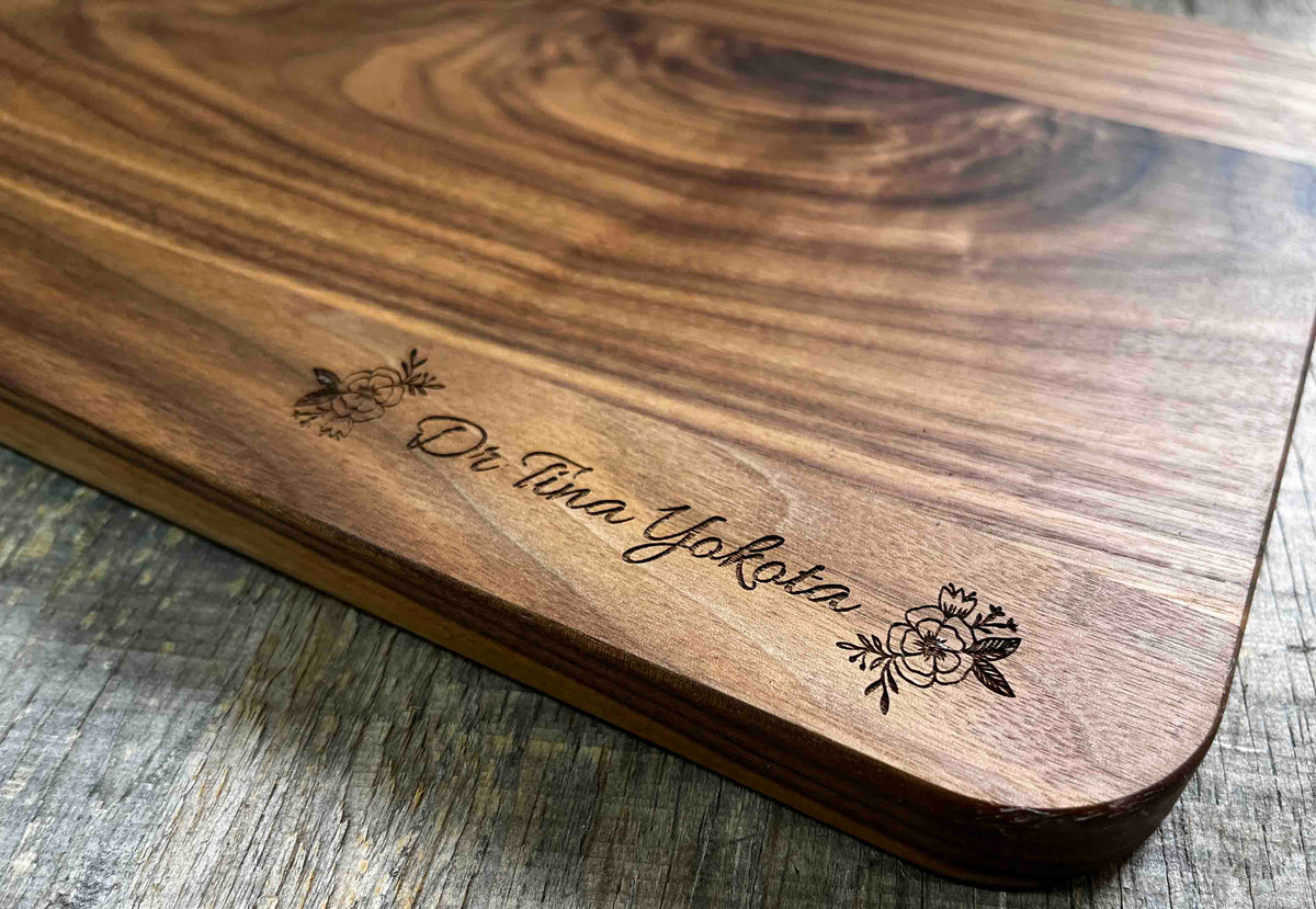 Solid Wood Cheese Board Memories Made Custom