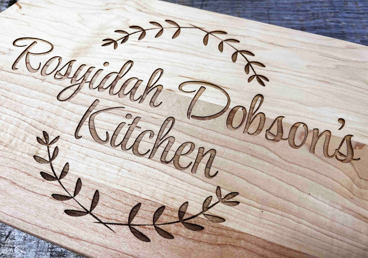 Solid Wood Cheese Board Memories Made Custom