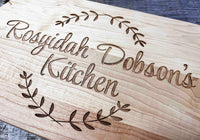 Solid Wood Cheese Board Memories Made Custom