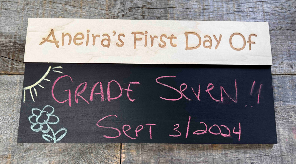 Chalk Boards Laser Cut And Engraved Memories Made Custom