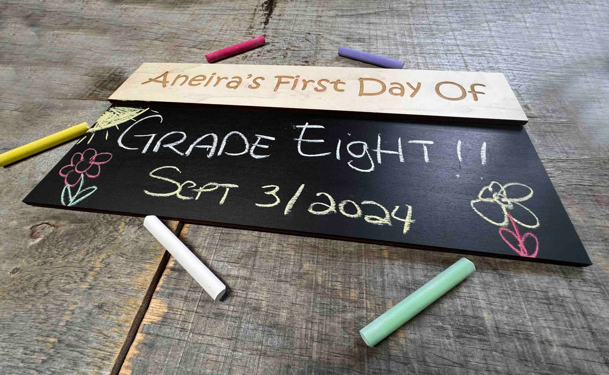 Chalk Boards Laser Cut And Engraved Memories Made Custom