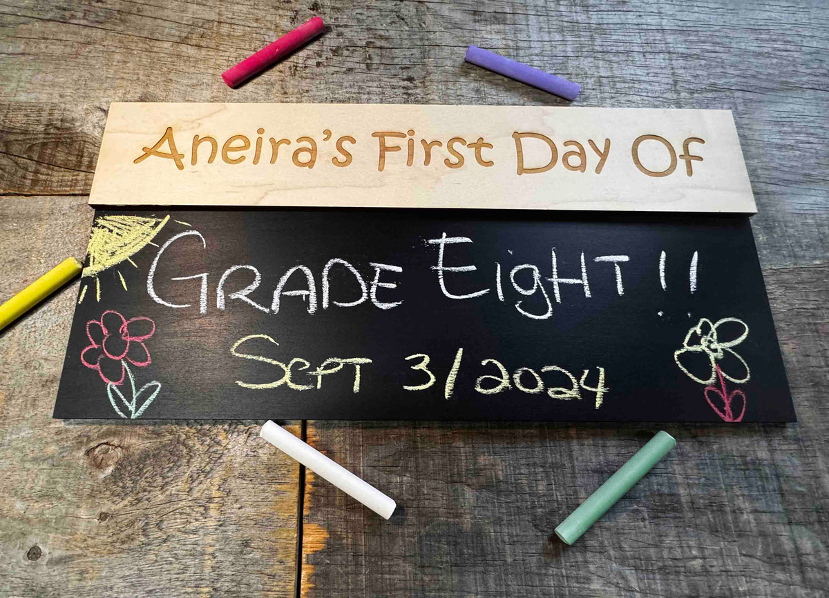 Chalk Boards Laser Cut And Engraved Memories Made Custom