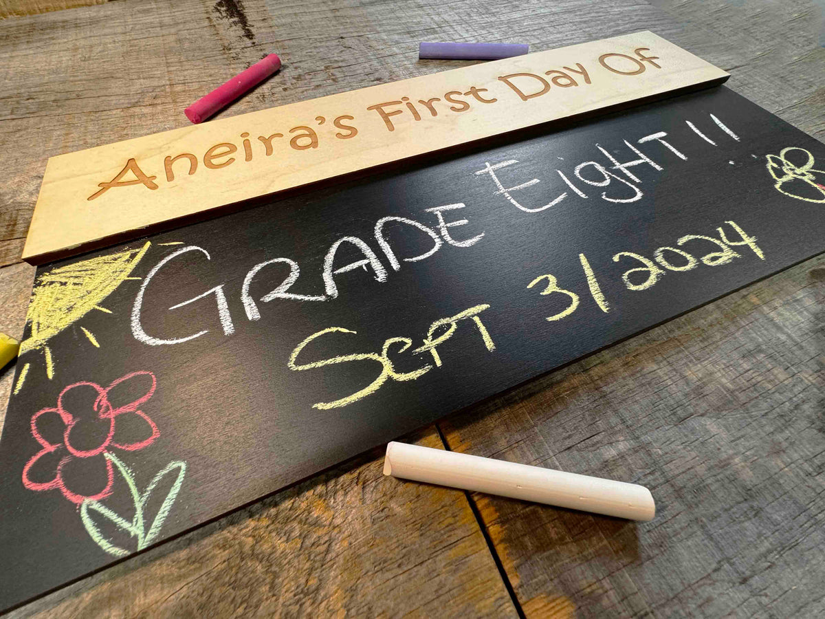 Chalk Boards Laser Cut And Engraved Memories Made Custom