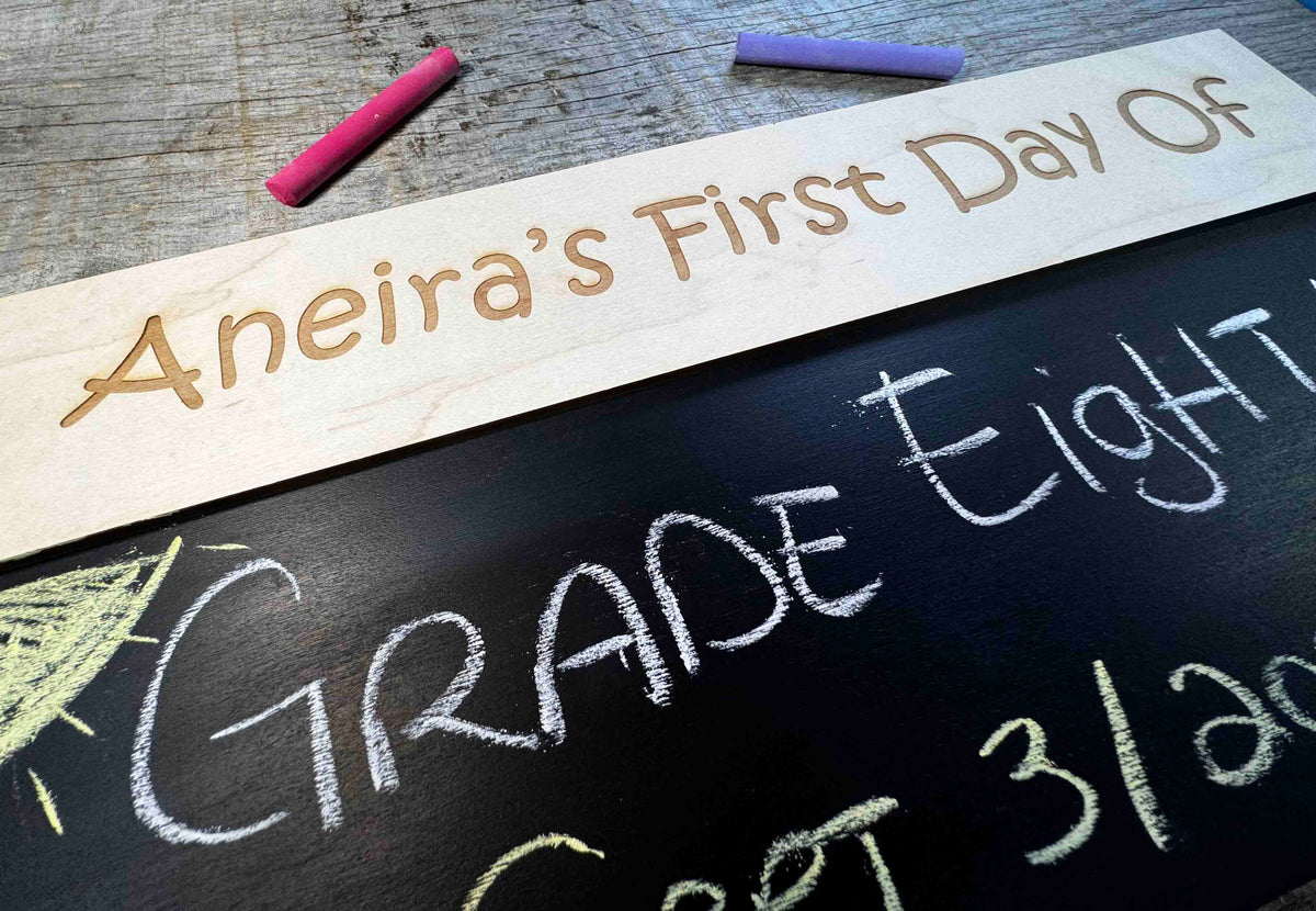 Chalk Boards Laser Cut And Engraved Memories Made Custom