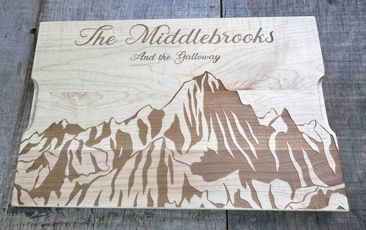 Custom Solid Maple Cutting Board Design 40 Memories Made Custom