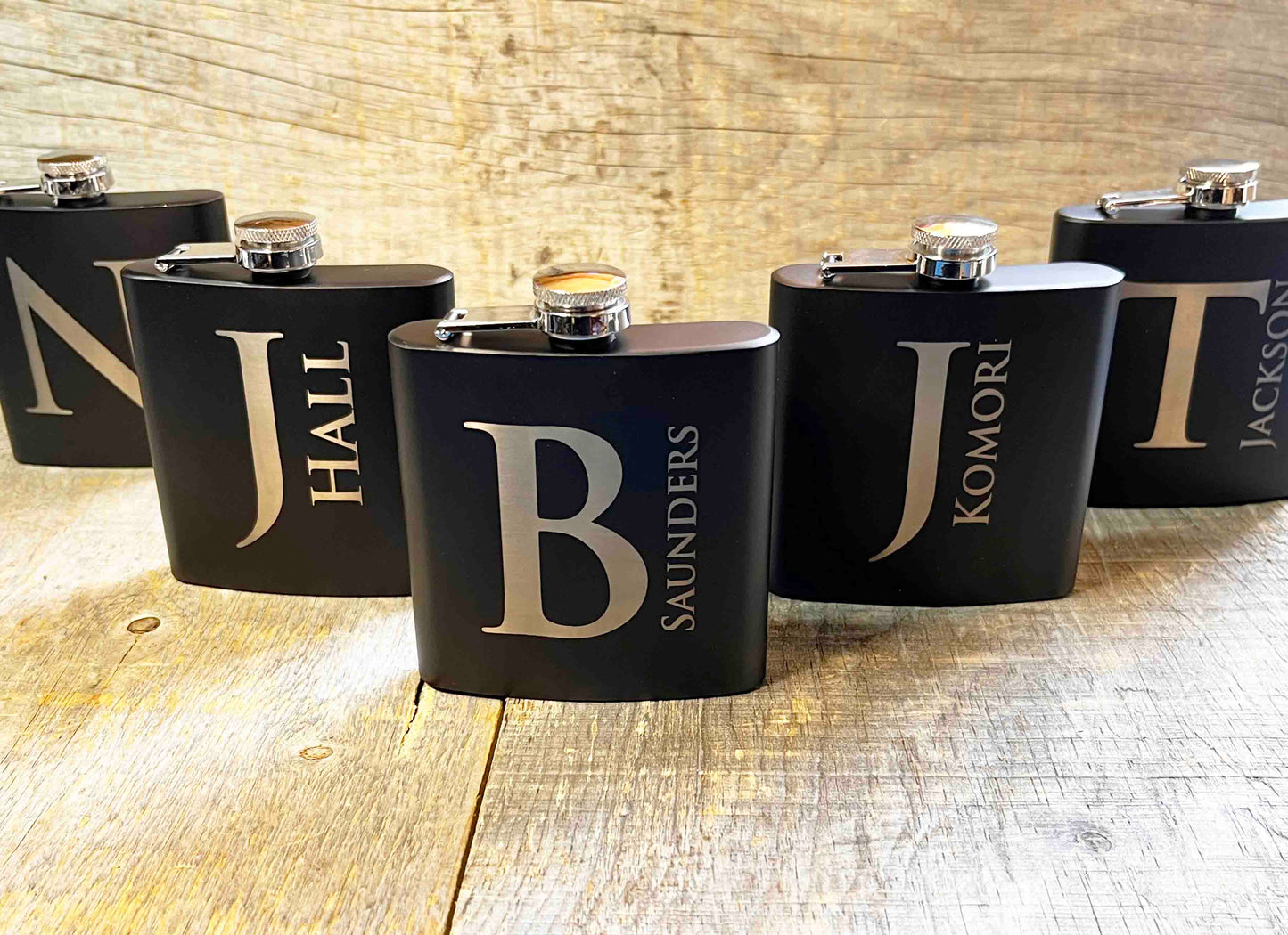 Groomsman Box/Flask Giftsets - Design 10