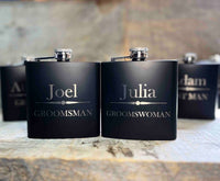Custom Engraved Flask - Design 50 Memories Made Custom