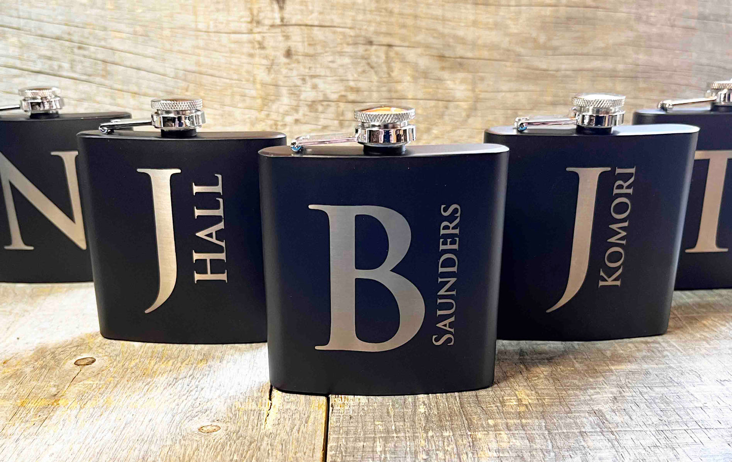 Groomsman Box/Flask Giftsets - Design 10