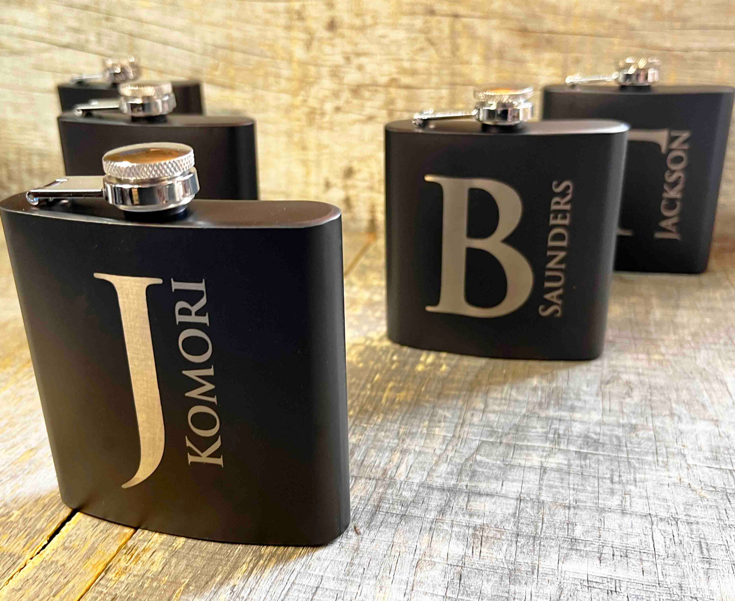 Groomsman Box/Flask Giftsets - Design 10