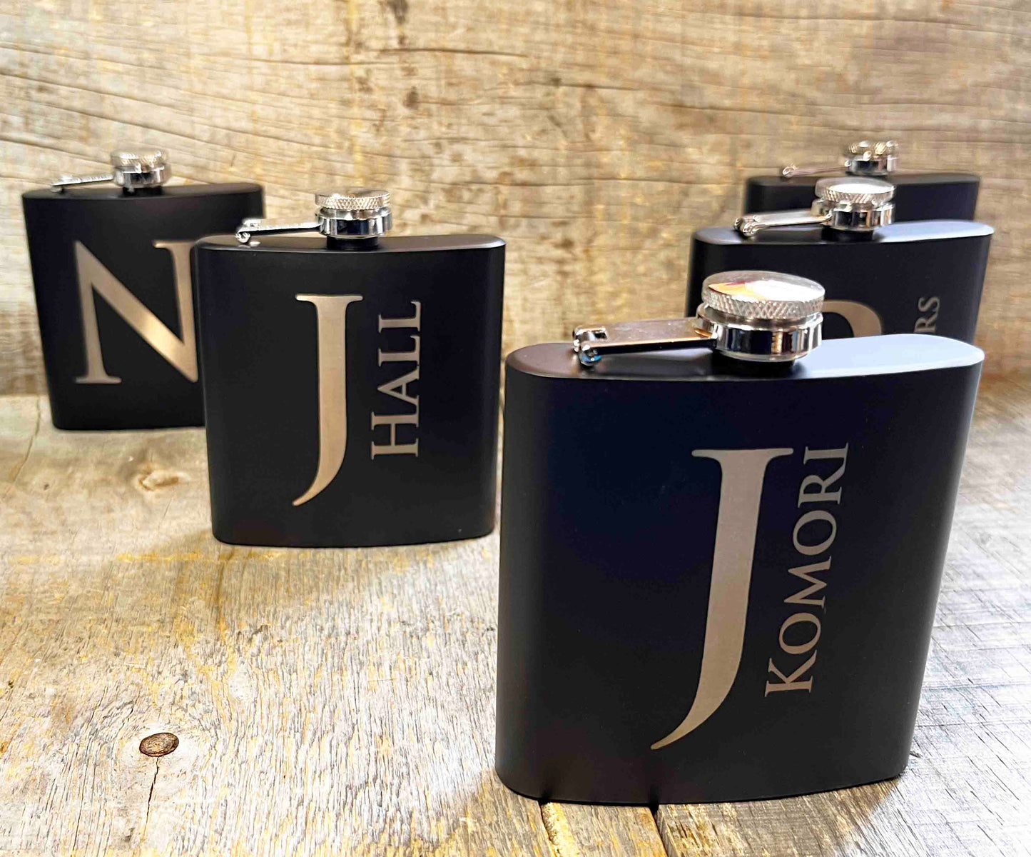 Groomsman Box/Flask Giftsets - Design 10