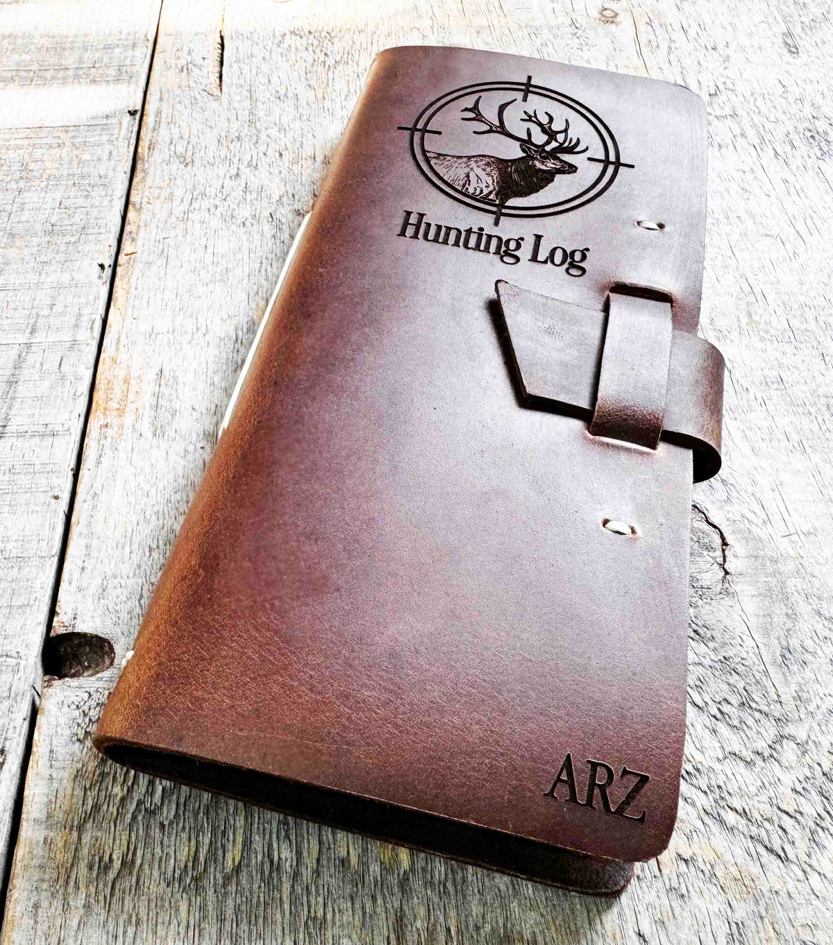 Hunting Log Premium Leather Engraved Memories Made Custom