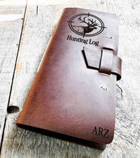 Hunting Log Premium Leather Engraved Memories Made Custom