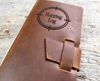 Hunting Log Premium Leather Engraved Memories Made Custom
