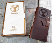 Hunting Log Premium Leather Engraved Memories Made Custom