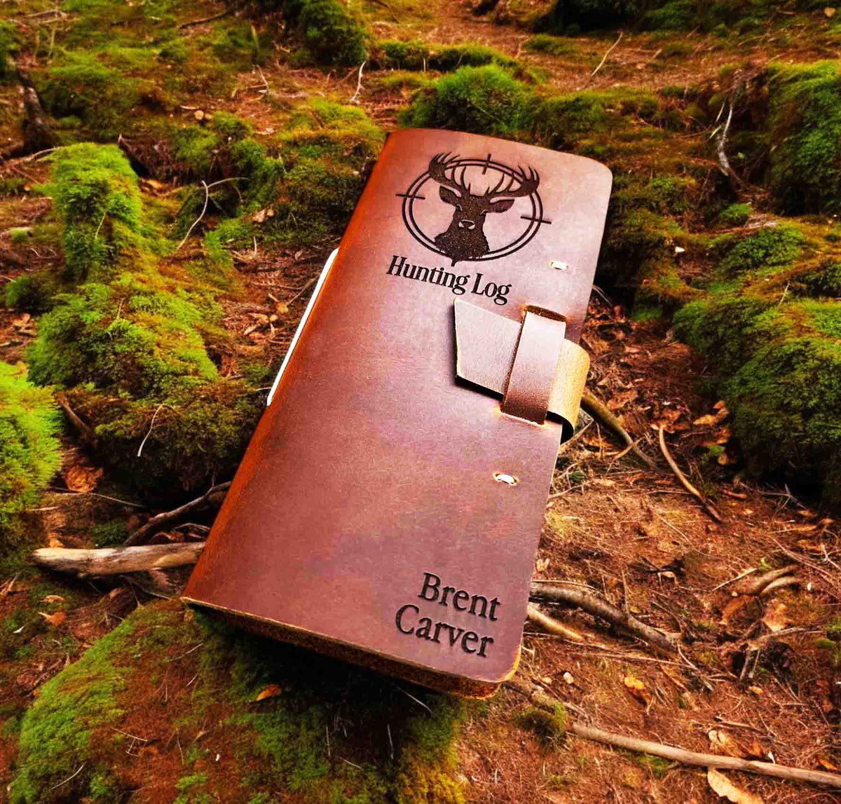 Hunting Log Premium Leather Engraved Memories Made Custom