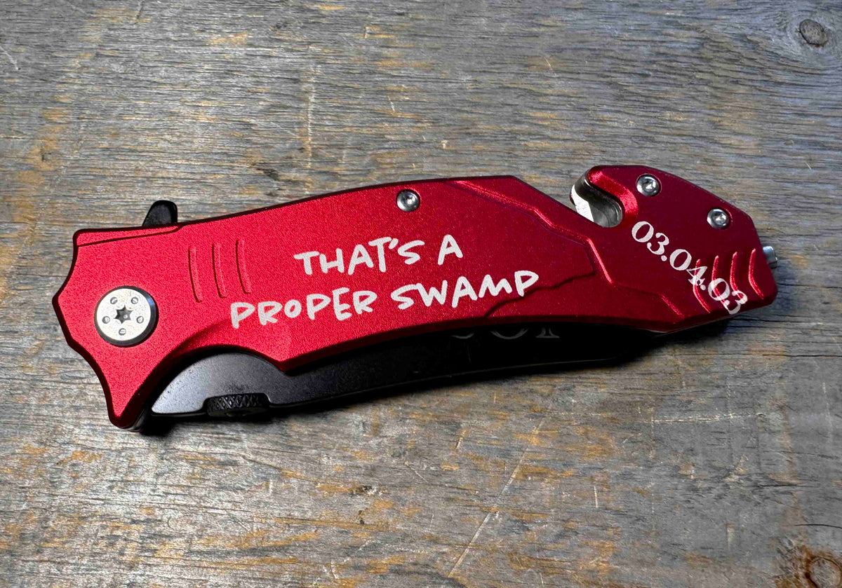 Folding Rescue Knife Memories Made Custom