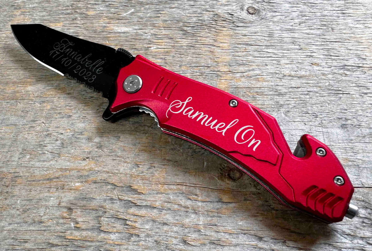 Folding Rescue Knife Memories Made Custom