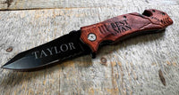 Folding Rescue Knife Memories Made Custom