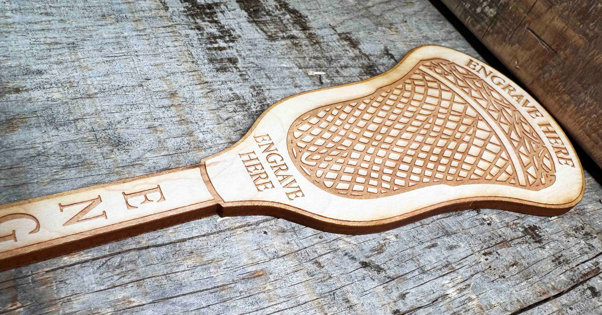 Mini Lacrosse Sticks - Laser Cut - Multiple Lengths Memories Made Custom