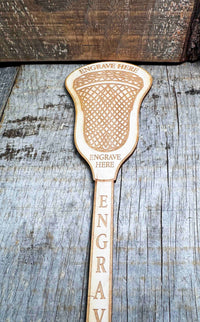 Mini Lacrosse Sticks - Laser Cut - Multiple Lengths Memories Made Custom