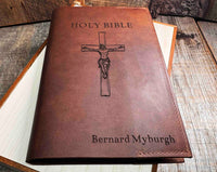 Custom Premium Leather Bible Cover Memories Made Custom