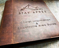 Binder Premium Leather Engraved Memories Made Custom