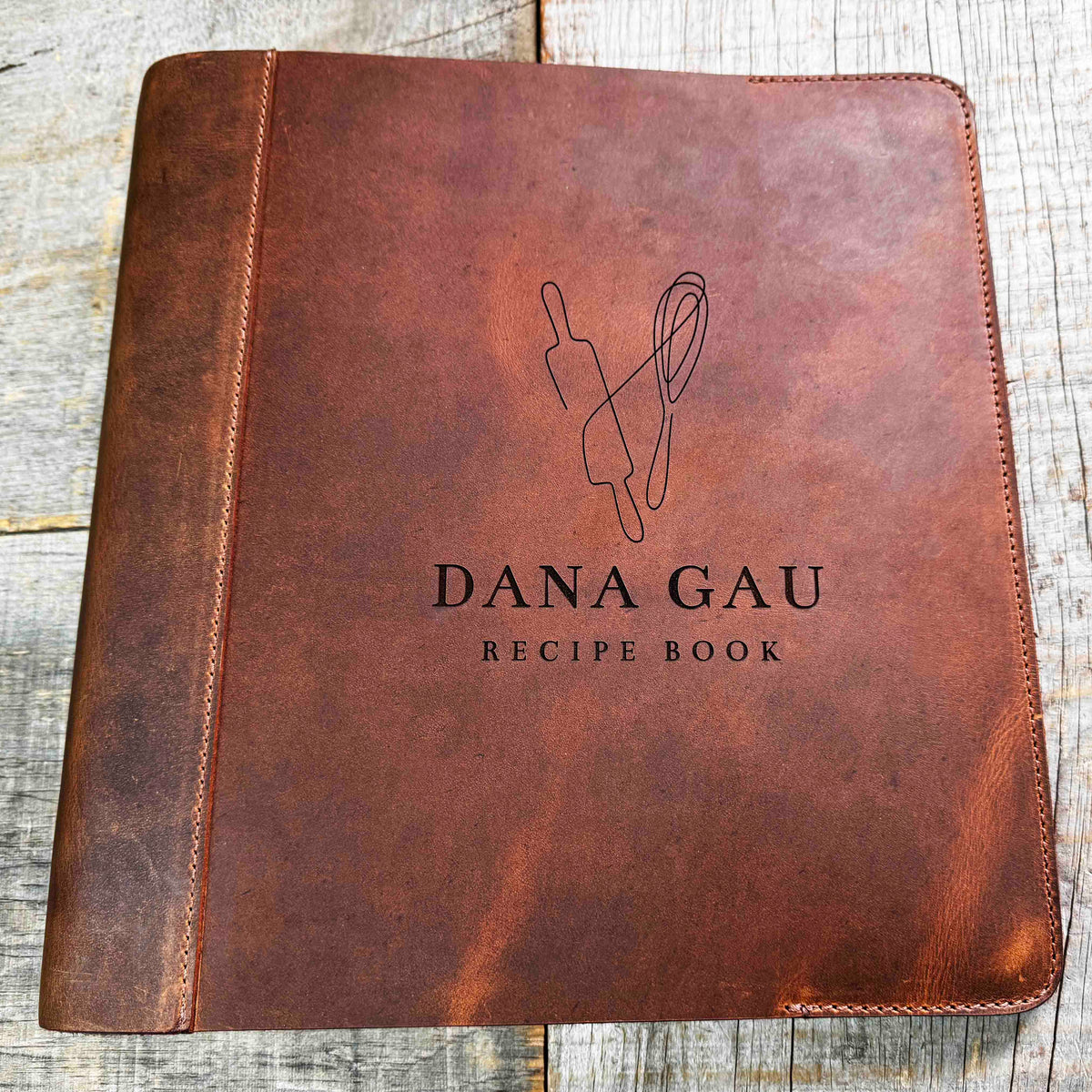 Binder Premium Leather Engraved Memories Made Custom