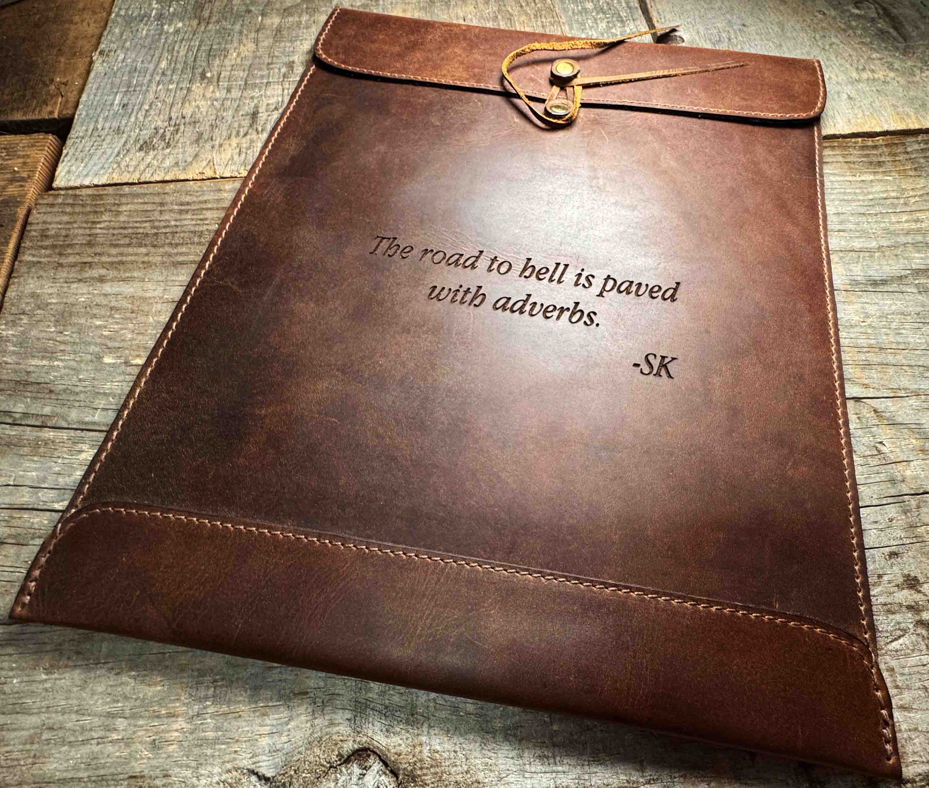 Leather File Folders | Full Grain A4 Document Holders - Memories Made Custom