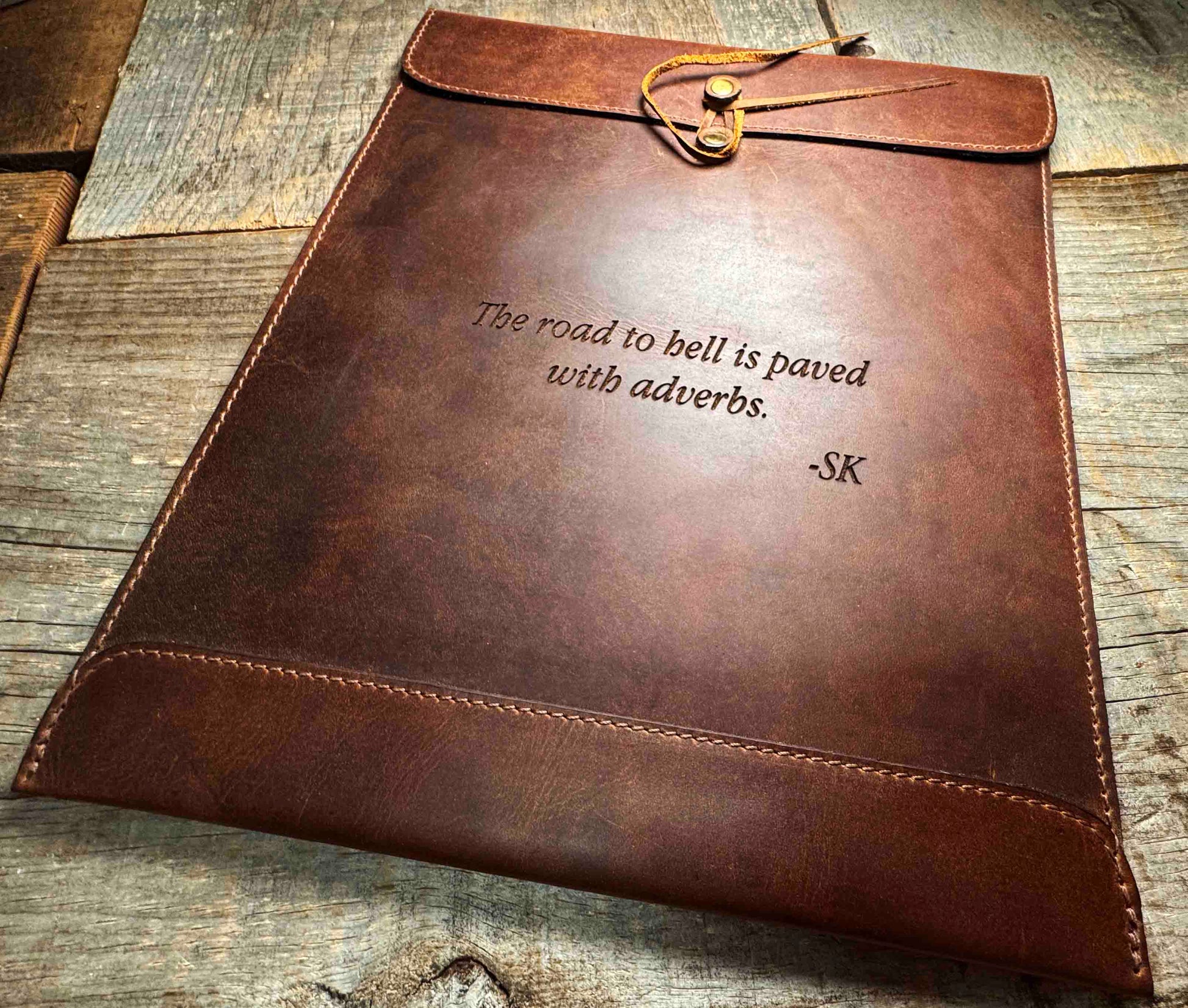 Leather File Folders | Full Grain A4 Document Holders - Memories Made Custom