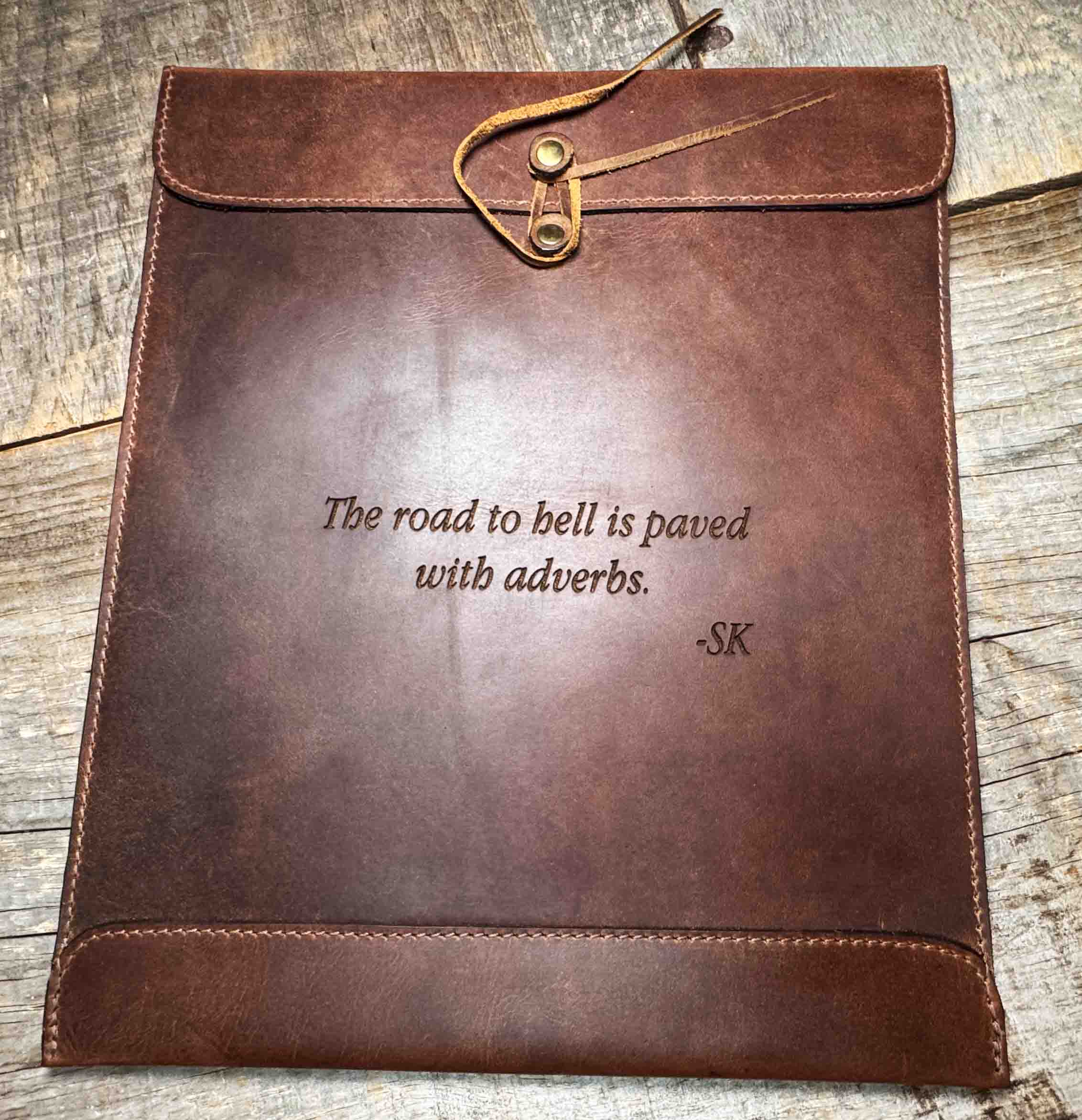 Leather File Folders | Full Grain A4 Document Holders - Memories Made Custom