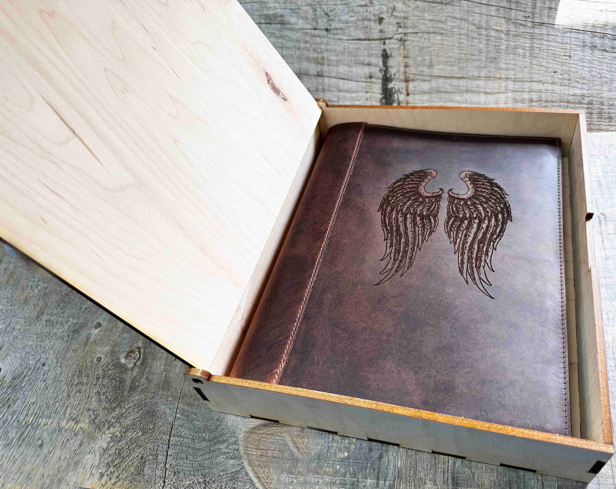 Sketchbook Premium Leather Engraved Memories Made Custom