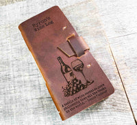 Leather Wine Log Memories Made Custom