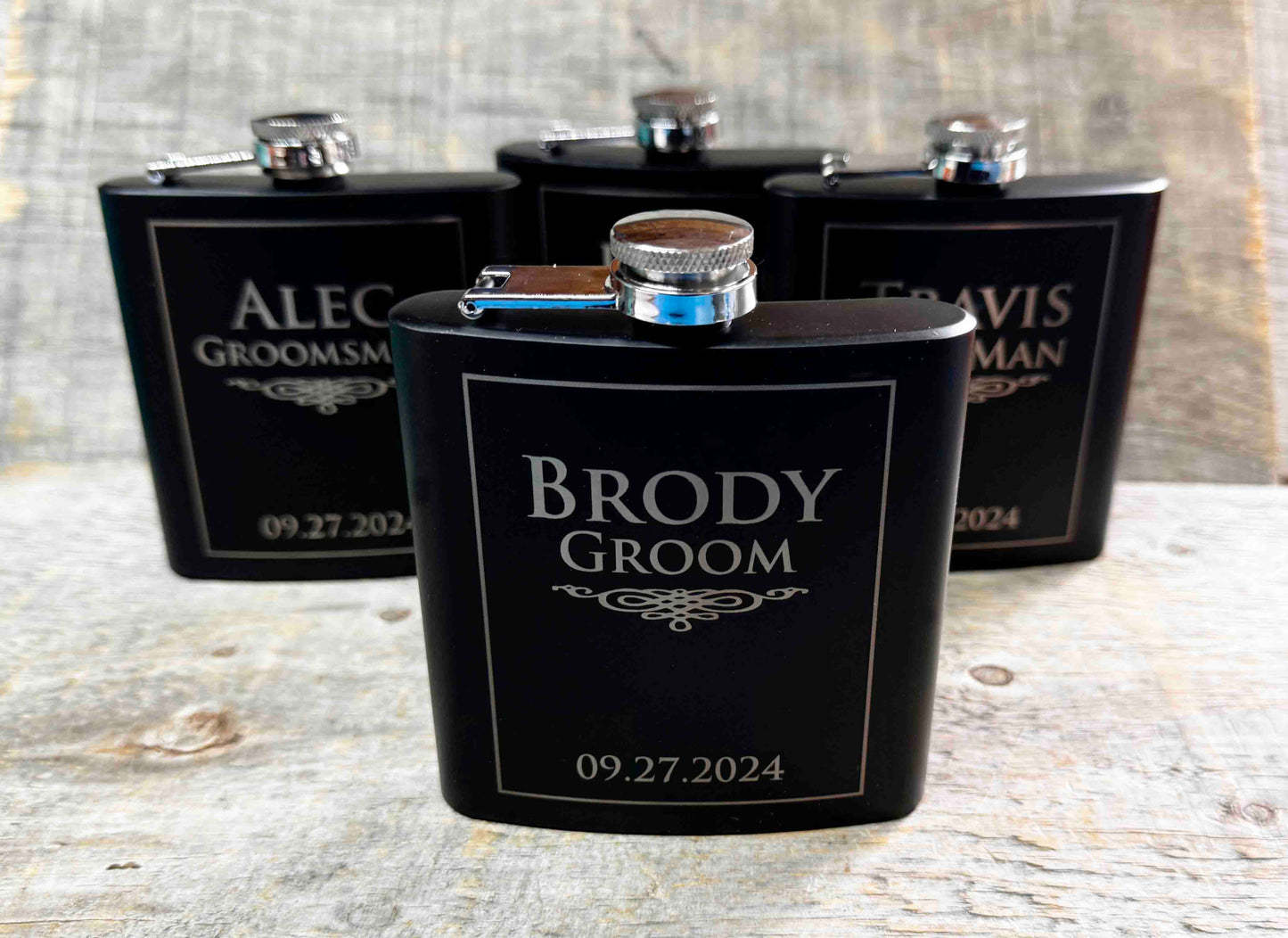 Custom Engraved Flasks Design 25