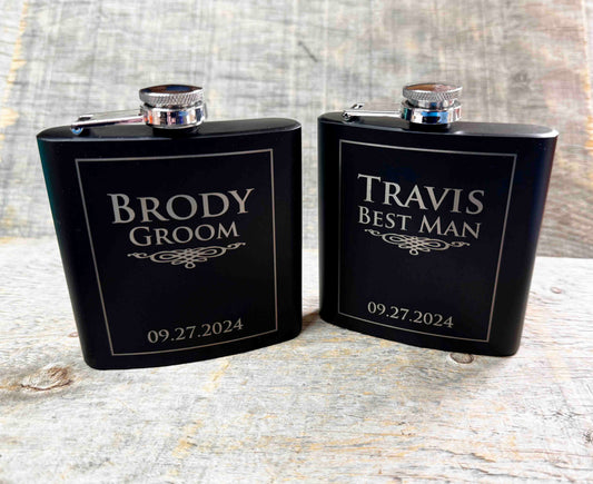 Custom Engraved Flasks Design 25