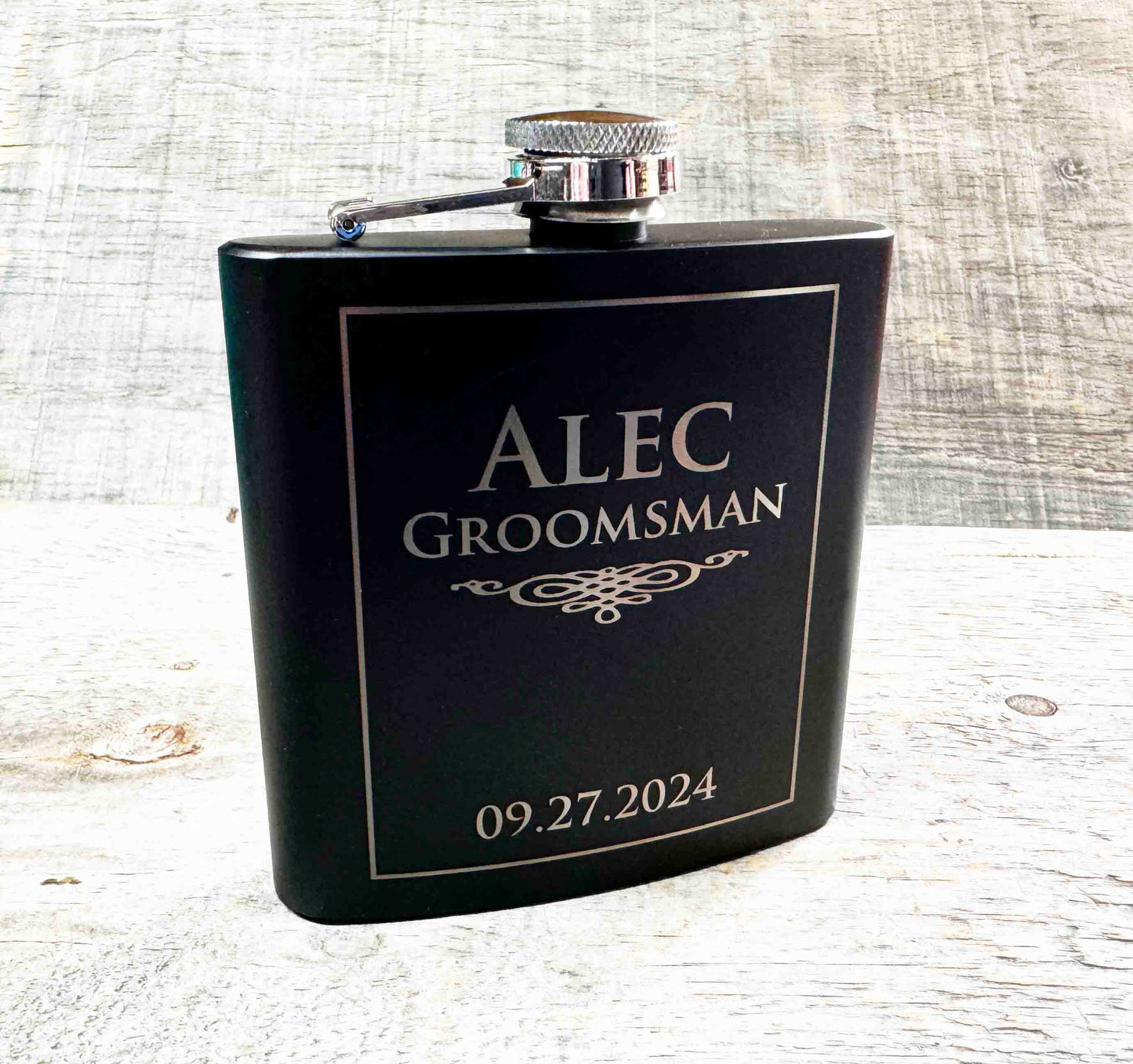 Custom Engraved Flasks Design 25