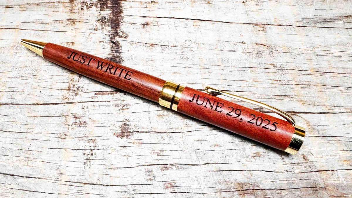 Beech Wood Engraved Pen Memories Made Custom